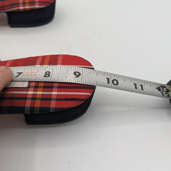 Vintage Amy Jo Gladstone NY Woven Wool Needle Point Yellow Lab Mules Large NWOB - Picture 7 of 10